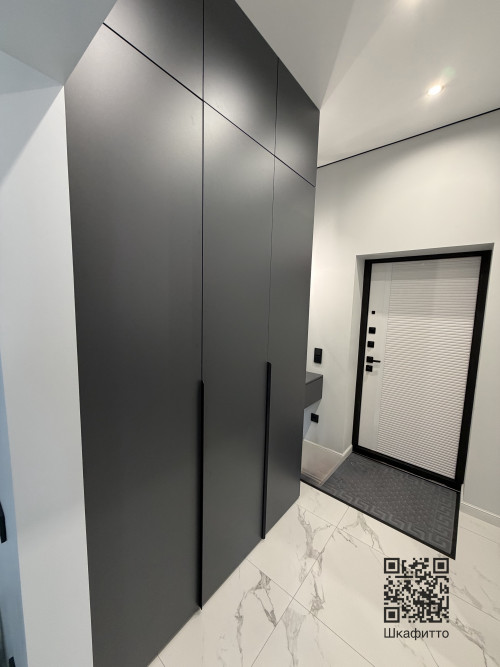 Шкаф графит серый