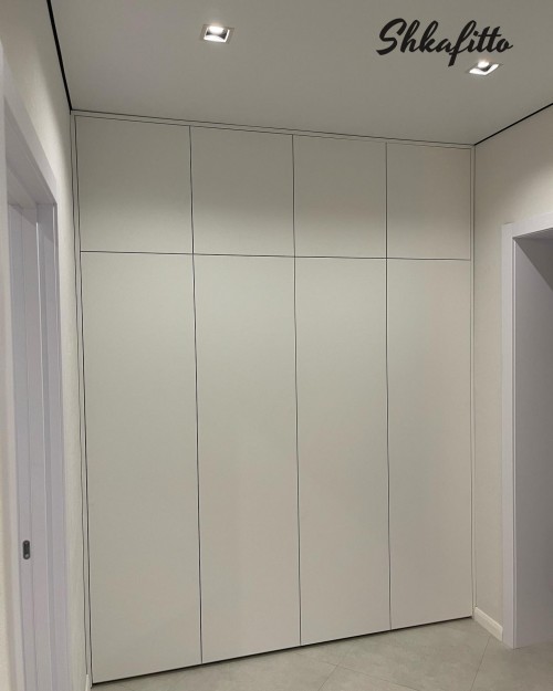 Шкаф с крашенными фасадами Белый SM гладкий